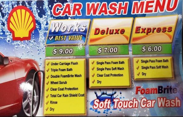 Shell Car Wash Prices