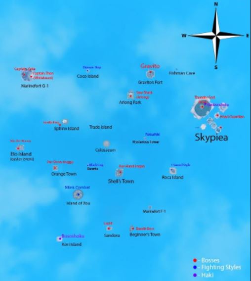 GPO Island Map