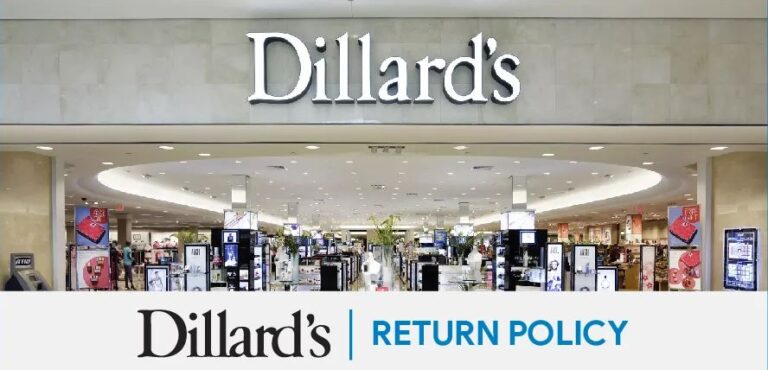 Dillard's return policy