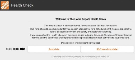 Home Depot Health Check Associate Login Step By Step Guide