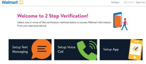 How To Do 2 Step Verification at Walmart?