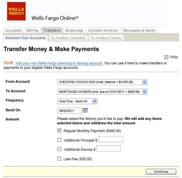 wells fargo mortgage login Bill Online