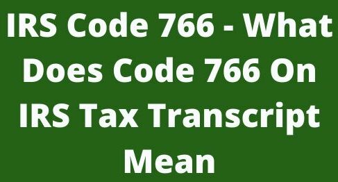 IRS Code 766