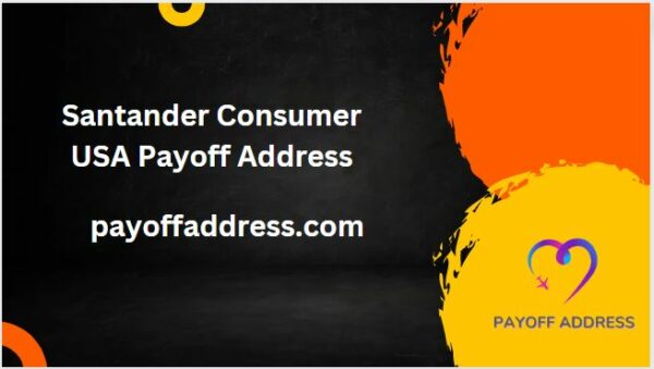 Santander Consumer USA Payoff Address 