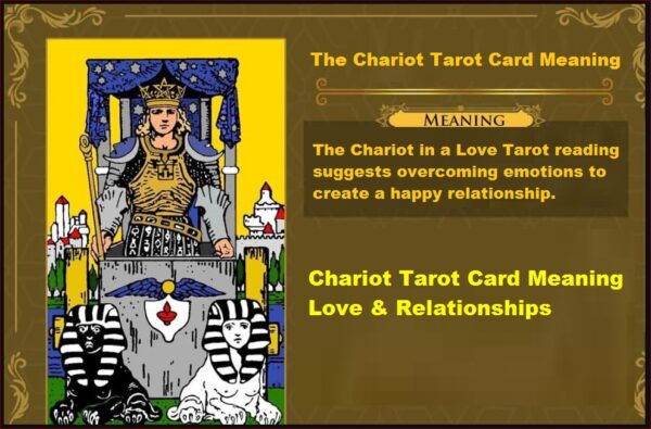 Chariot Tarot Card Meaning Love & Relationships