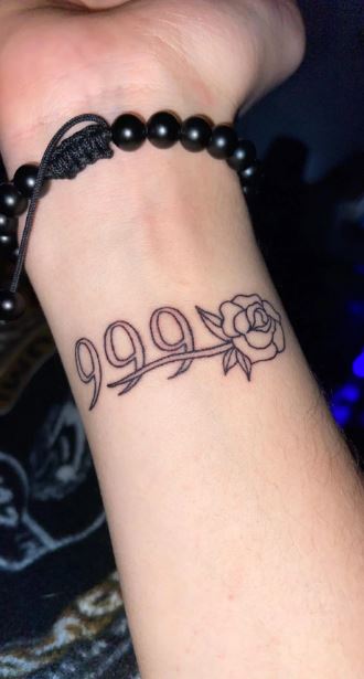 999 Juice Wrld tattoo meaning