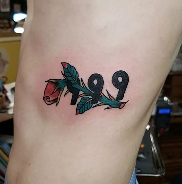 juice wrld tattoos 999 with a roseTikTok Search