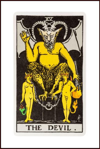 The Devil Tarot Card Meaning in Love, Health, Money