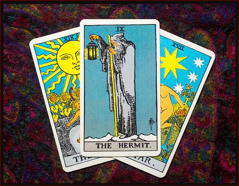 The Hermit Tarot Card Meaning in Love, Health, Money