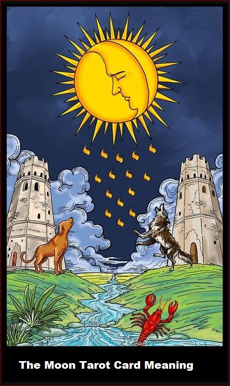 The Moon Tarot Card Meaning in Love, Health, Money