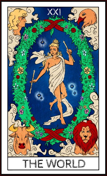 The World Tarot Card Meaning in Love, Health, Money