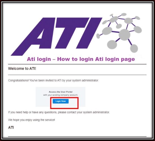 Ati login – How to login Ati login page
