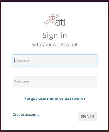 Below are the steps for ati login