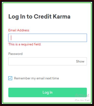 Credit Karma Online Sign in