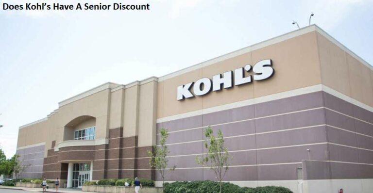 Does Kohl’s Have A Senior Discount