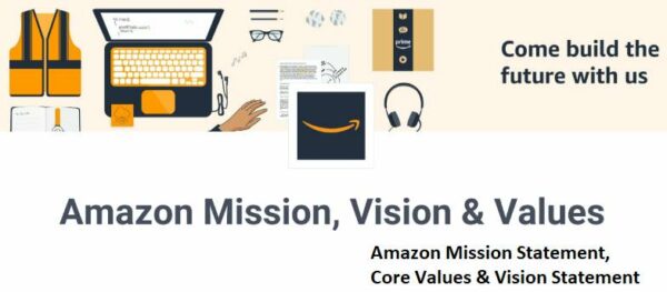 Amazon Mission Statement, Core Values & Vision Statement 