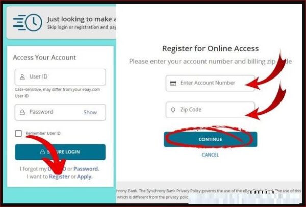 Register For A New Account