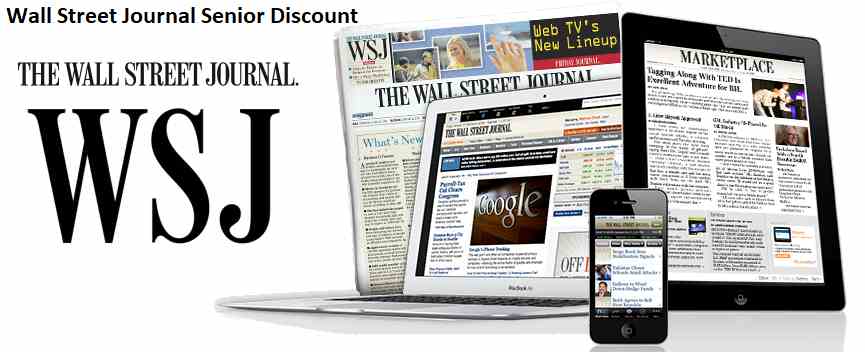 Wall Street Journal Senior Discount