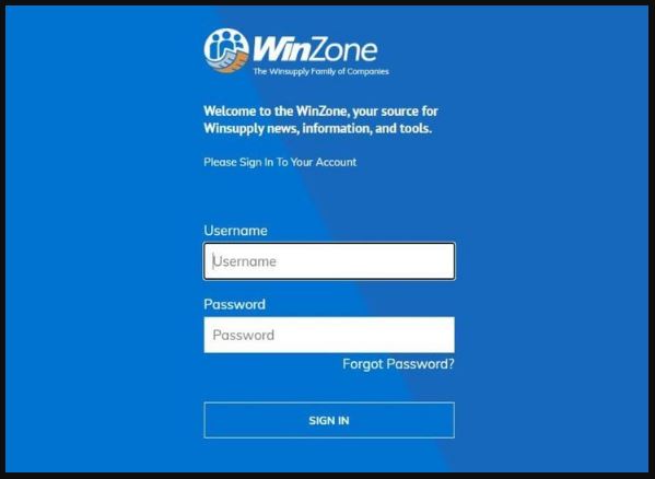 Winzone Login Page Portal