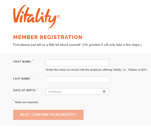 Member Registration – Power of Vitality