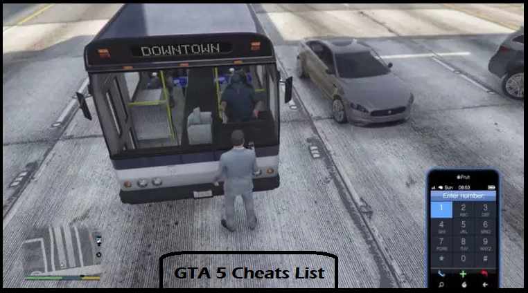 GTA 5 Cheats List: