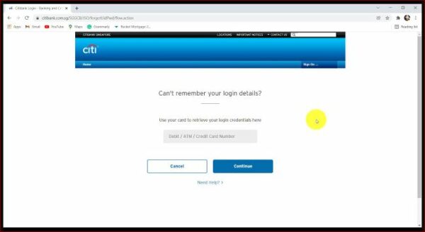 How to log in to your Citibank credit card account