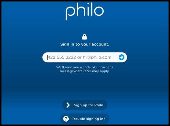 How to Log In to Philo