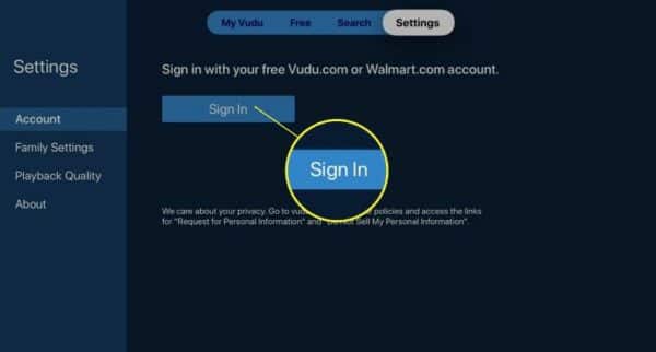 Vudu Sign In Using Walmart
