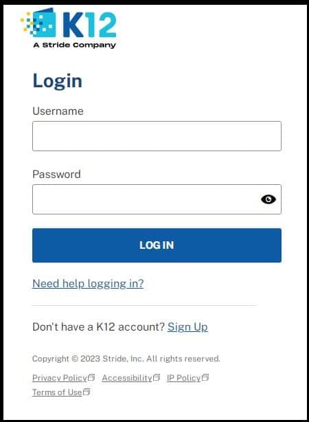How to Login to K12