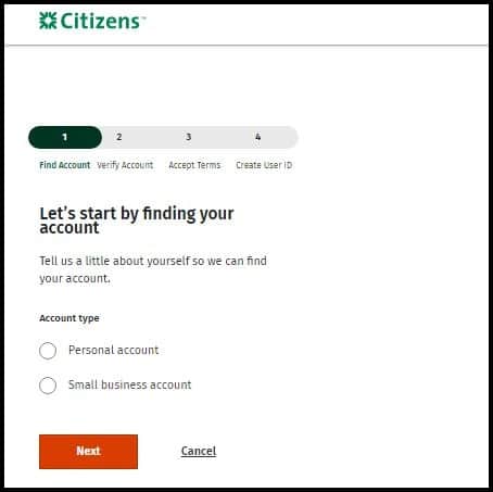 How to Register for Citizens Bank