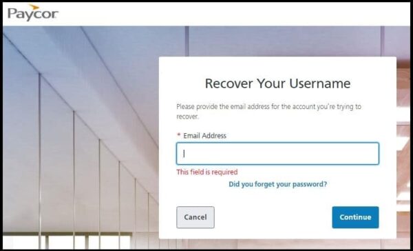 How to recover your username